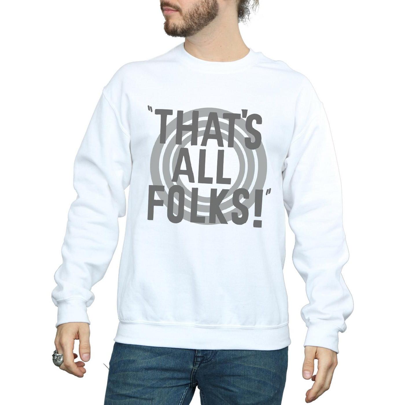 LOONEY TUNES  That's All Folks Sweatshirt 