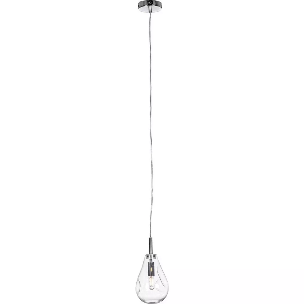 mutoni – Hängeleuchte Reflect transparent silber, One Size, Silber