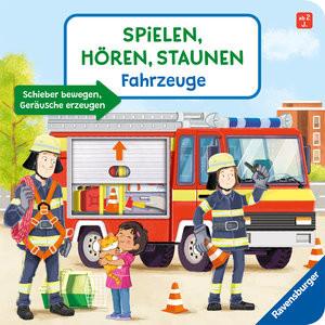 Spielen, Hören, Staunen: Fahrzeuge. Ein Soundbuch ganz ohne Batterie und Elektronik Wieker, Katharina; Kratzke, Daniel (Illustrationen) Gebundene Ausgabe 