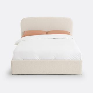 La Redoute Intérieurs Lit coffre bouclette avec sommier relevable  