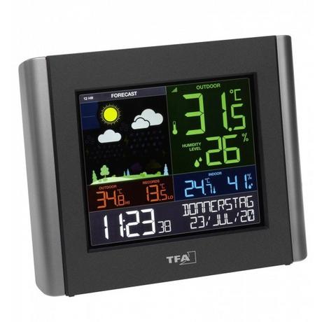 TFA TFA-Dostmann VIEW METEO Nero Batteria Wi-Fi  