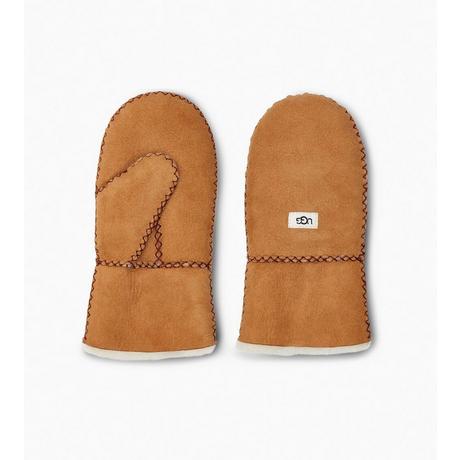 UGG  SHEEPSKIN MITTEN WITH STITCH KID'S-4-6A 