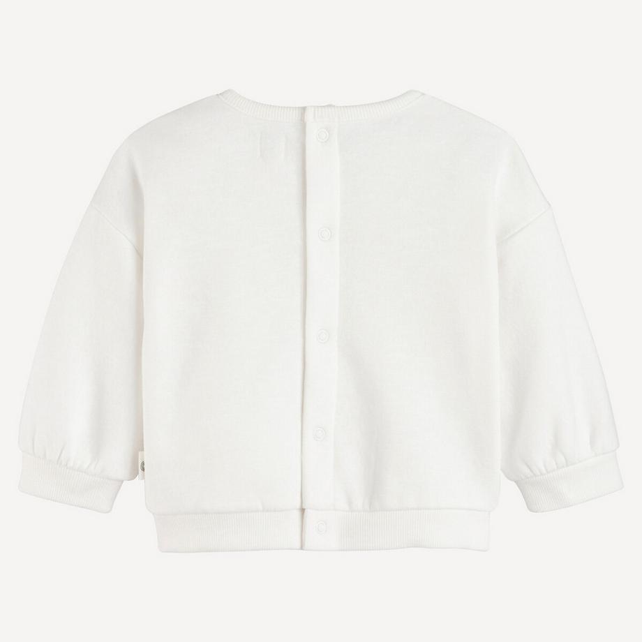 La Redoute Collections  Sweatshirt mit Rundhalsausschnitt und Löwen-Print 