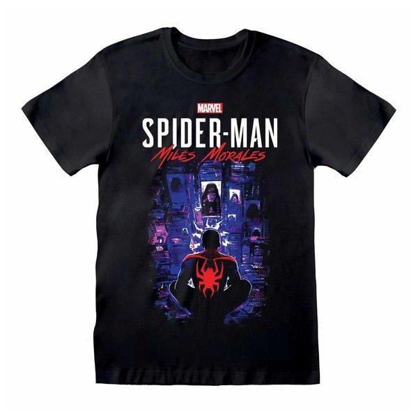 Image of Miles Morales Tshirt Damen Schwarz XL