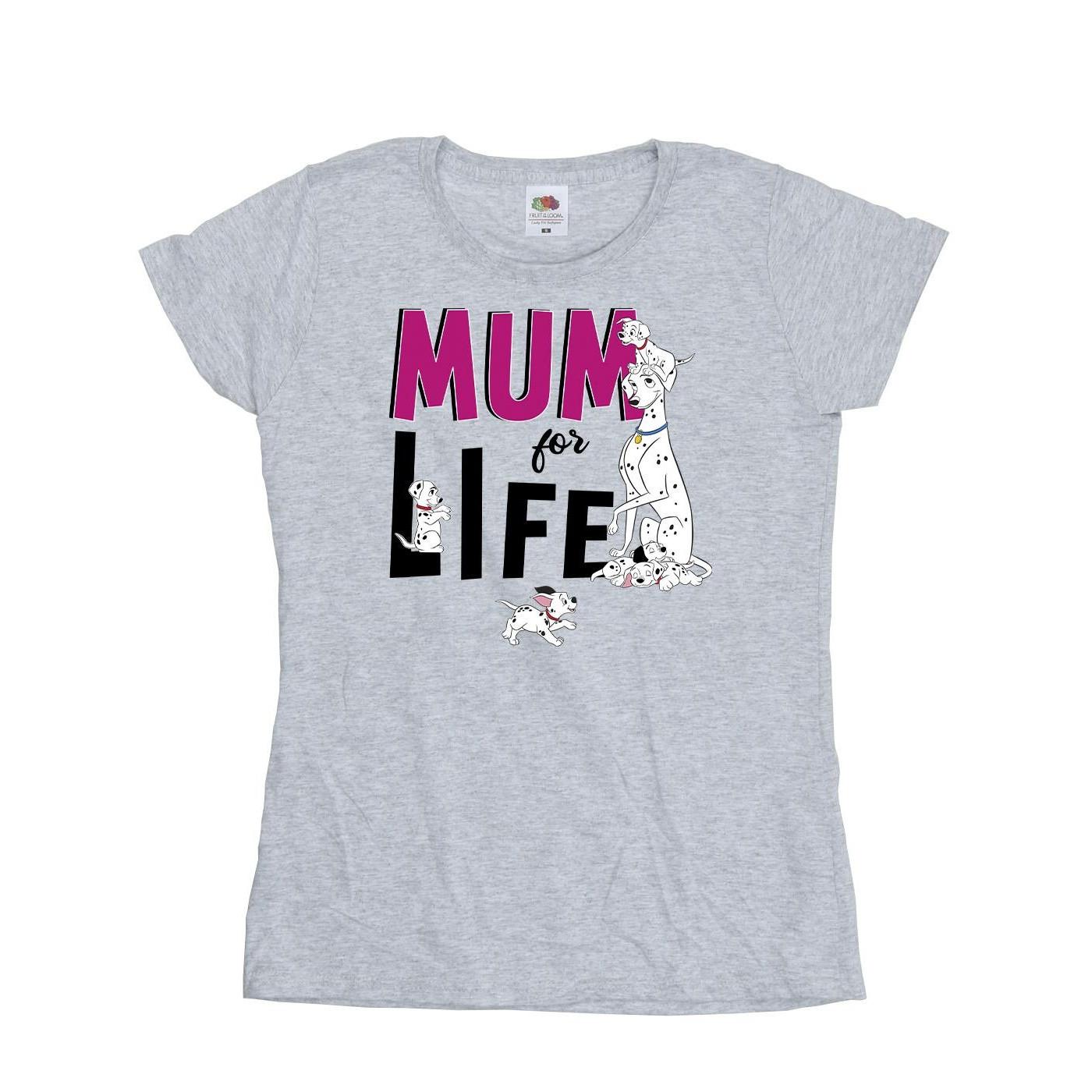 Image of 101 Dalmatians Mum For Life Tshirt Damen Grau S