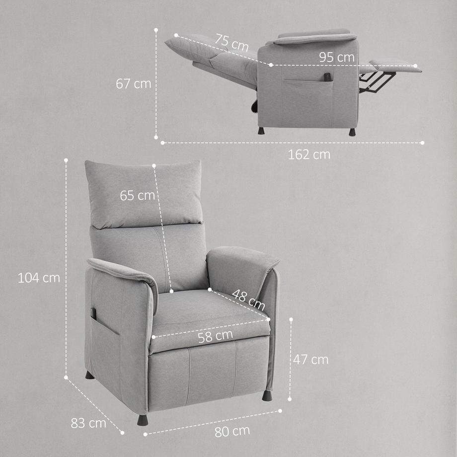 HOMCOM Elektrischer Relaxsessel  