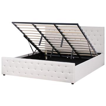 Lit ottoman en Tissu Glamour AMIENS