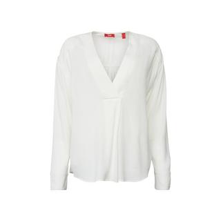 ESPRIT Blouse col V en Crêpe  