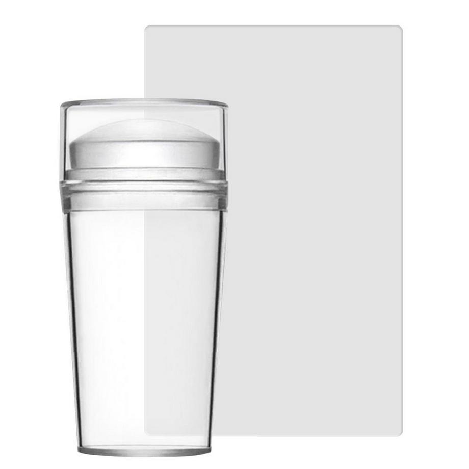 B2X  Tampon à ongles transparent pour manucure 