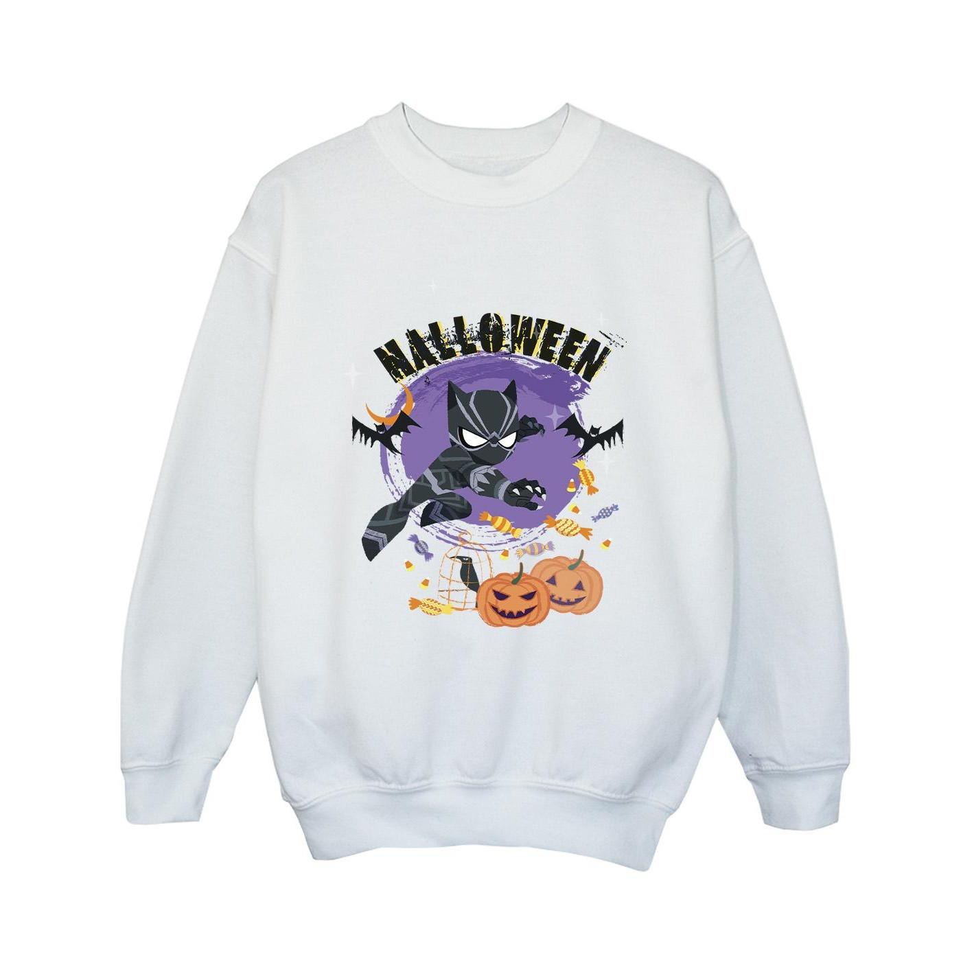 Image of Black Panther Halloween Sweatshirt Jungen Weiss 104