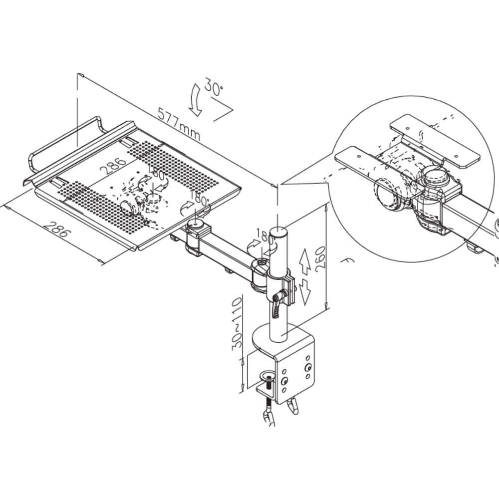 Neomounts by Newstar  Support d'ordinateur portable 