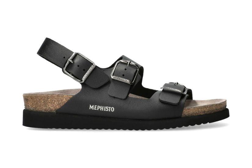 Image of Hetty - Leder Sandale Damen Schwarz 40