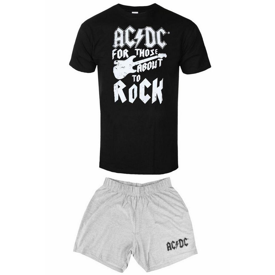 ACDC For Those About to Rock Schlafanzug mit Shorts