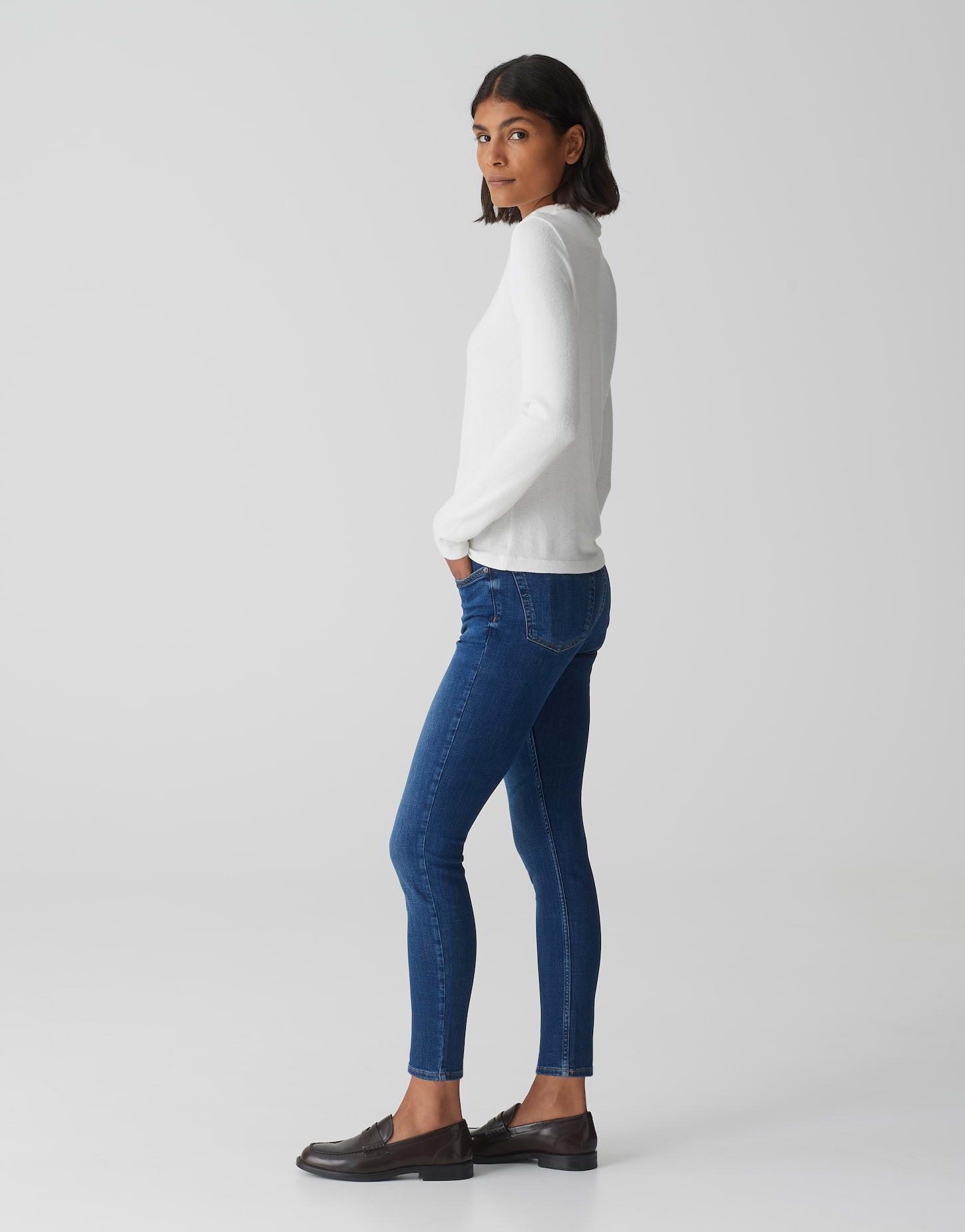 OPUS  Skinny Jeans Elma strong blue 