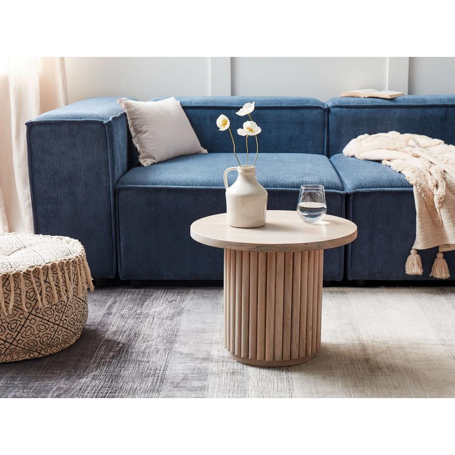 Beliani Table basse en Manguier Minimaliste LEMONT  