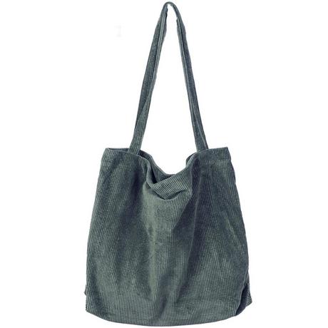 Only-bags.store  Umhängetasche Große Kapazität Cord Umhängetasche Retro Handtasche für den täglichen Gebrauch, Büro, Schulausflug und Einkaufen 