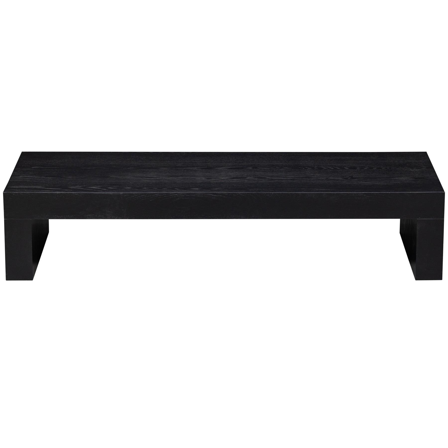 mutoni Table basse Marte bois noir 120x50  