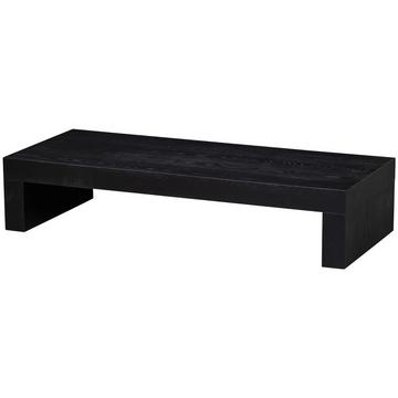 Table basse Marte bois noir 120x50