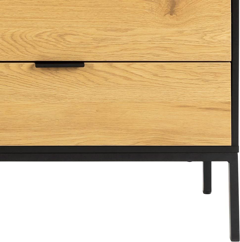 mutoni Credenza multipla Bronx marrone nera 160  