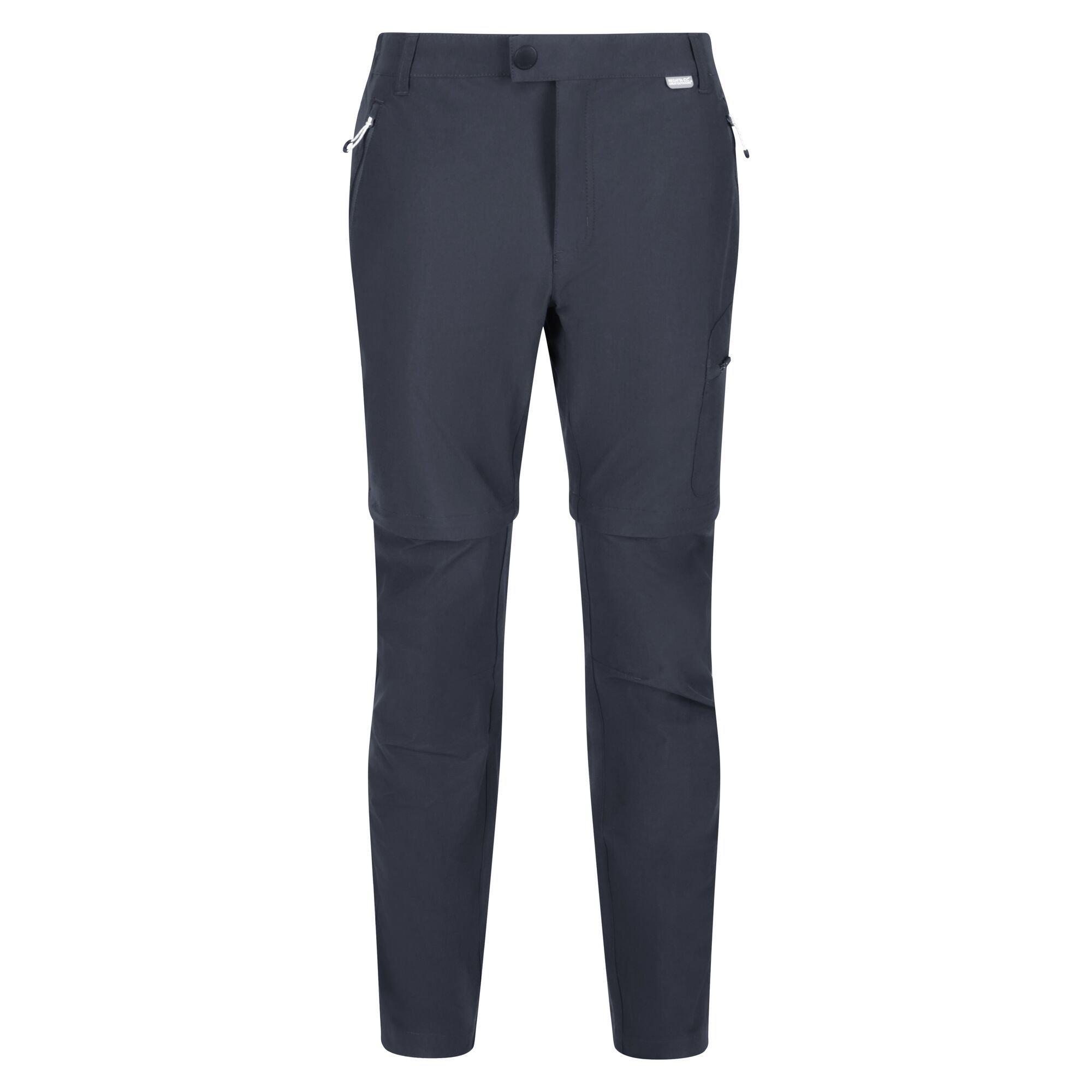 Image of Highton Zip Off Walking Hose Herren Seegrau W54