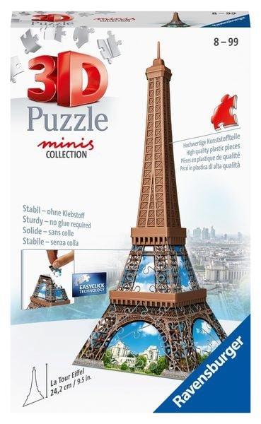 Ravensburger  3D Puzzle Ravensburger Mini Eiffelturm 54 Teile 