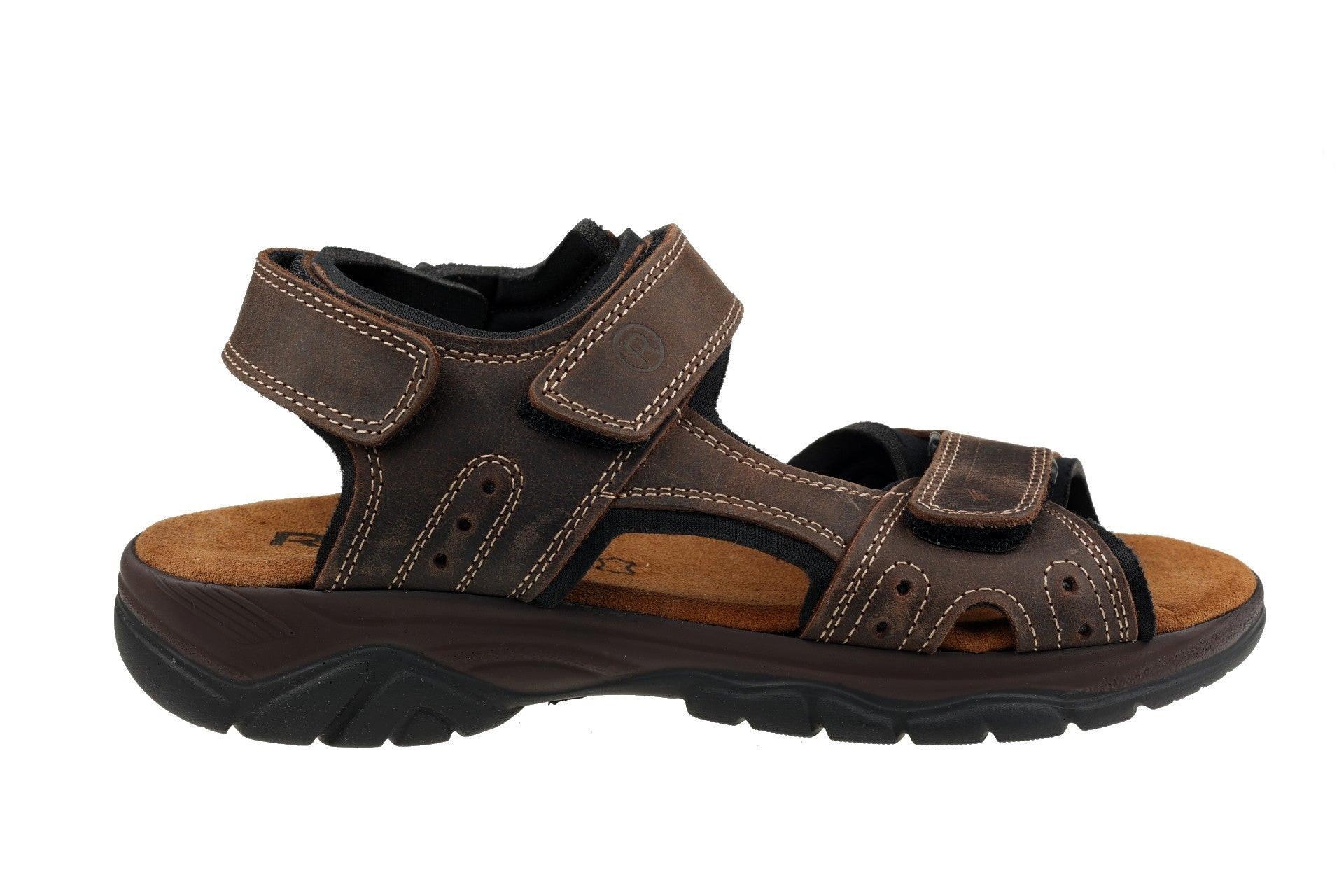 Image of Cortina - Nubuk Sandale Herren Braun 40