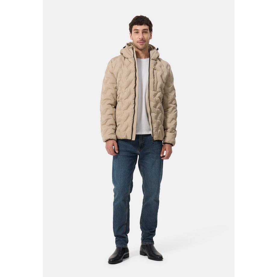 CASH-MERE.CH Giacca Padded con Cappuccio  