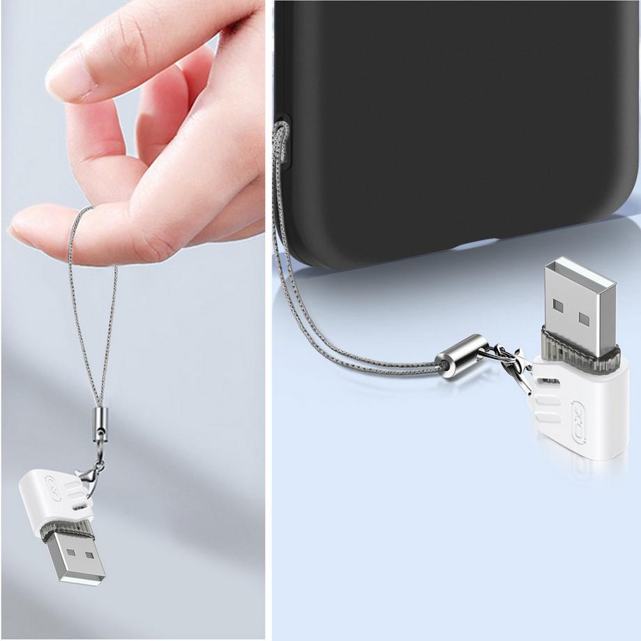 Avizar  Adaptateur USB-C vers USB XO Blanc 