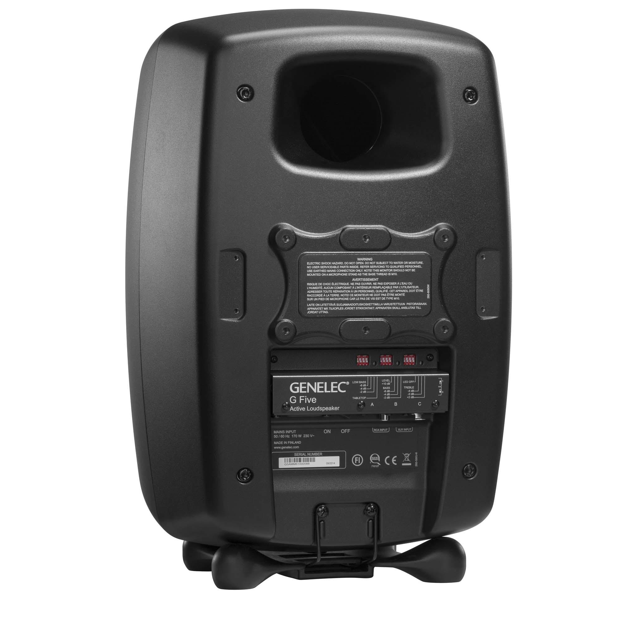 Genelec  G Five Active haut-parleur Noir Avec fil 270 W 