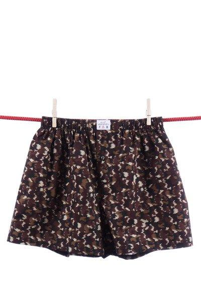 Image of Camouflage-boxershorts Herren Braun XXL