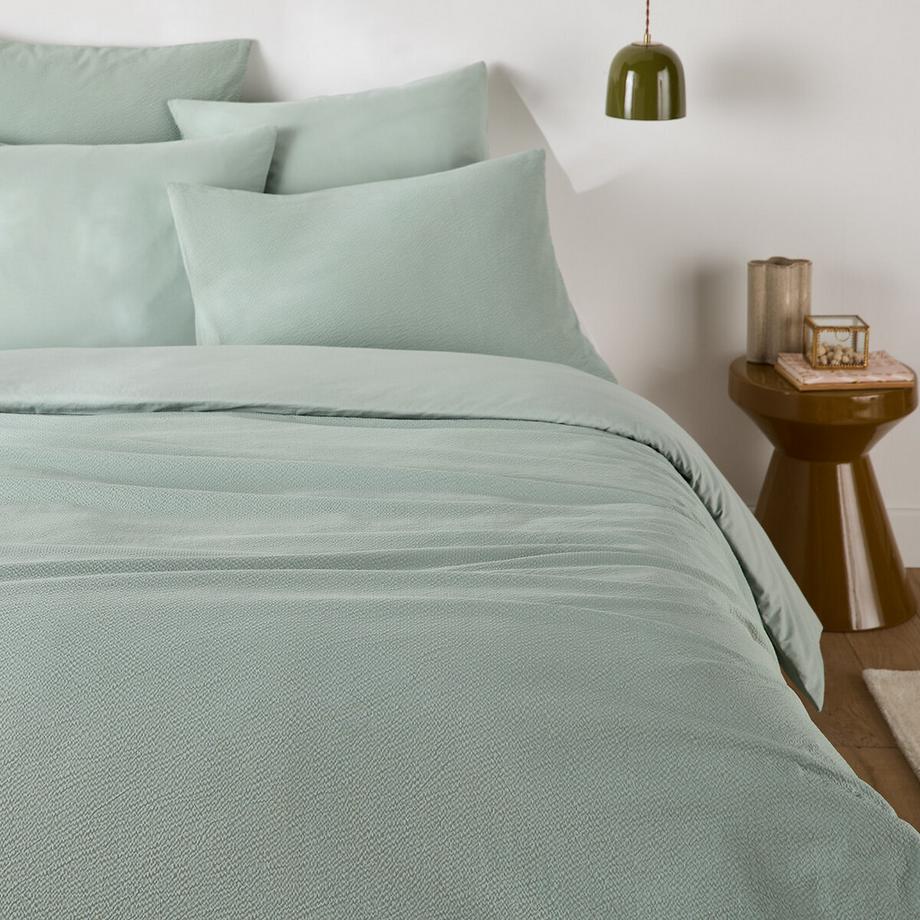 La Redoute Intérieurs Housse de Couette Seersucker Coton Coton Lavé  