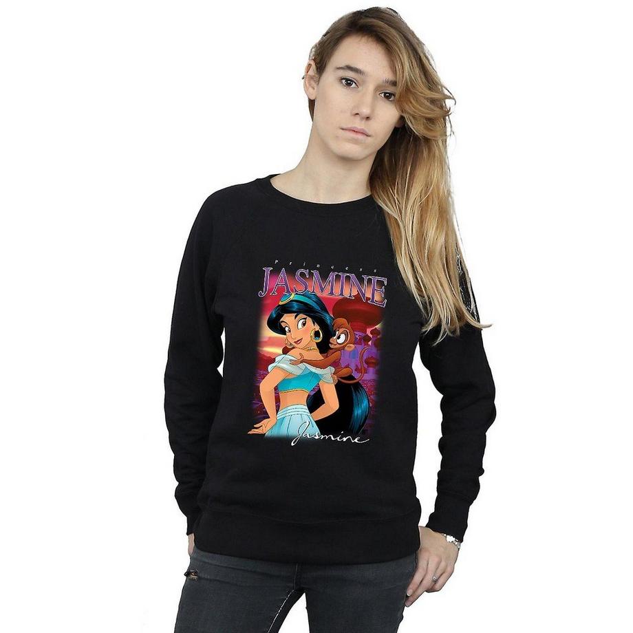 Aladdin Prinzessin Jasmin Grafik Print Sweatshirt  