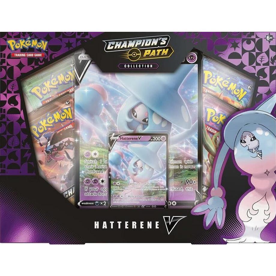 Pokémon  Champion's Path Hatterene V Collection Box 