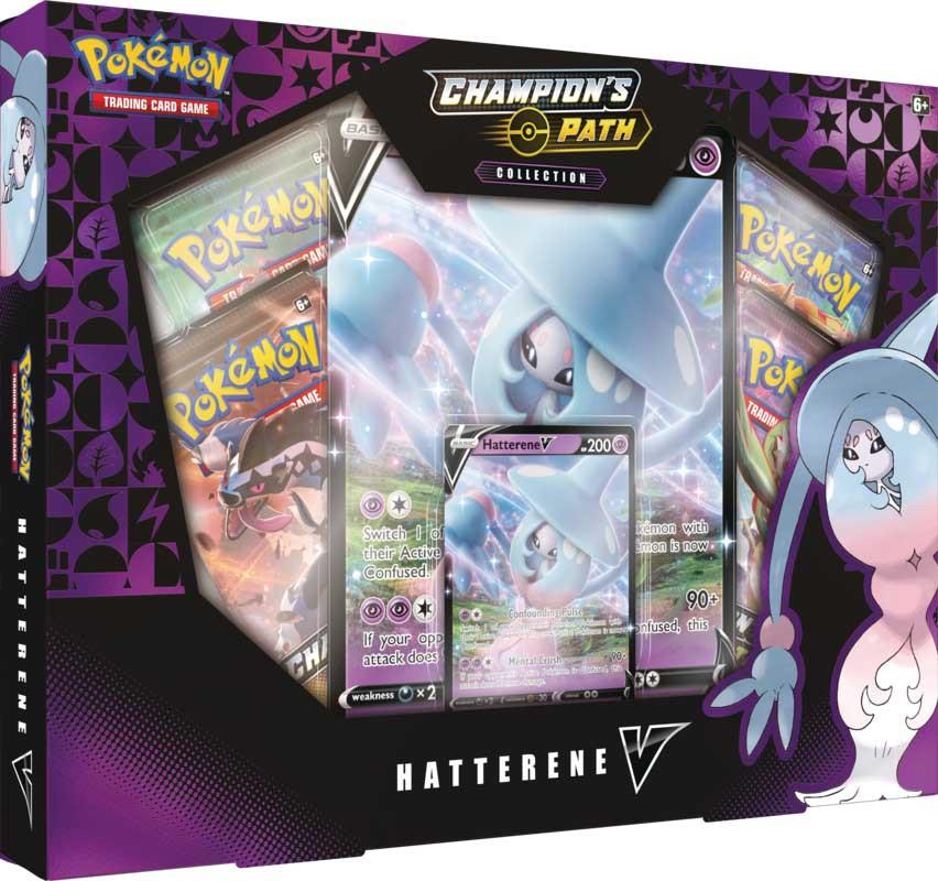 Pokémon  Champion's Path Hatterene V Collection Box 