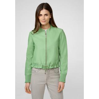 RICANO  Lederjacke Lilly, Cropped mit Kordelzug 