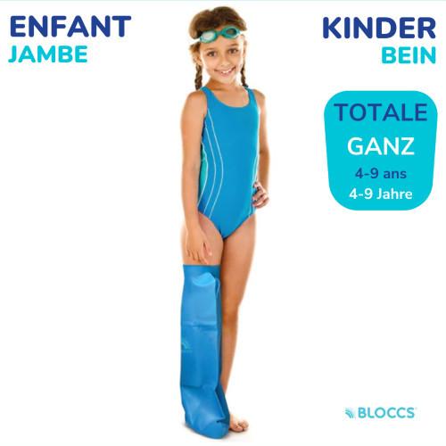 Bloccs  Wasserschutz für Gips und Verband, Bad und Dusche, wasserdicht und beständig, Kinder 