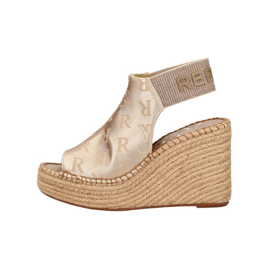 REPLAY Keilsandalette mit gewebter Sohle  