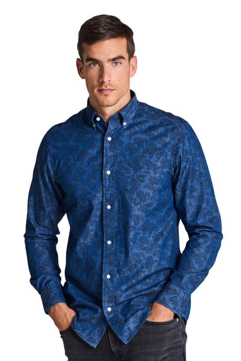 GANT Pailey Chambray Regular Fit Hemd  