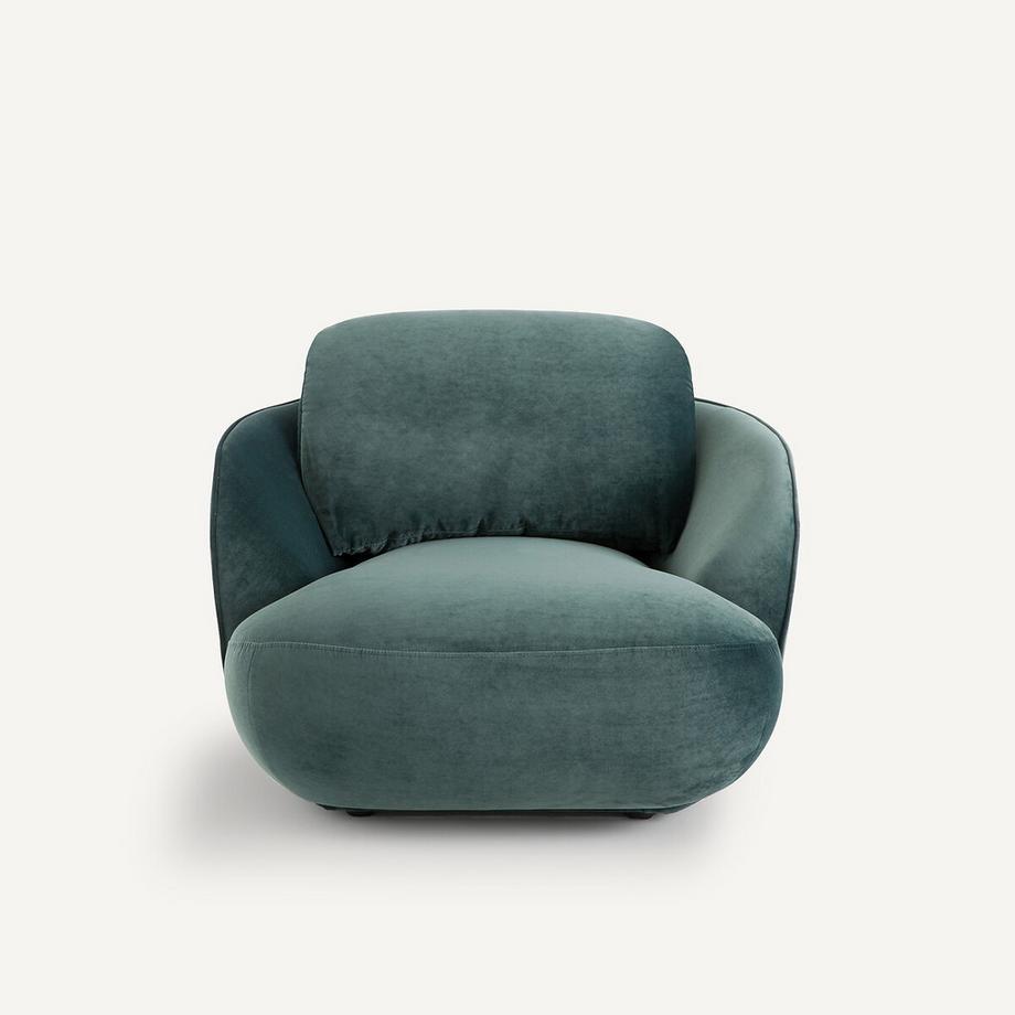 AM.PM Fauteuil boule XL velours  