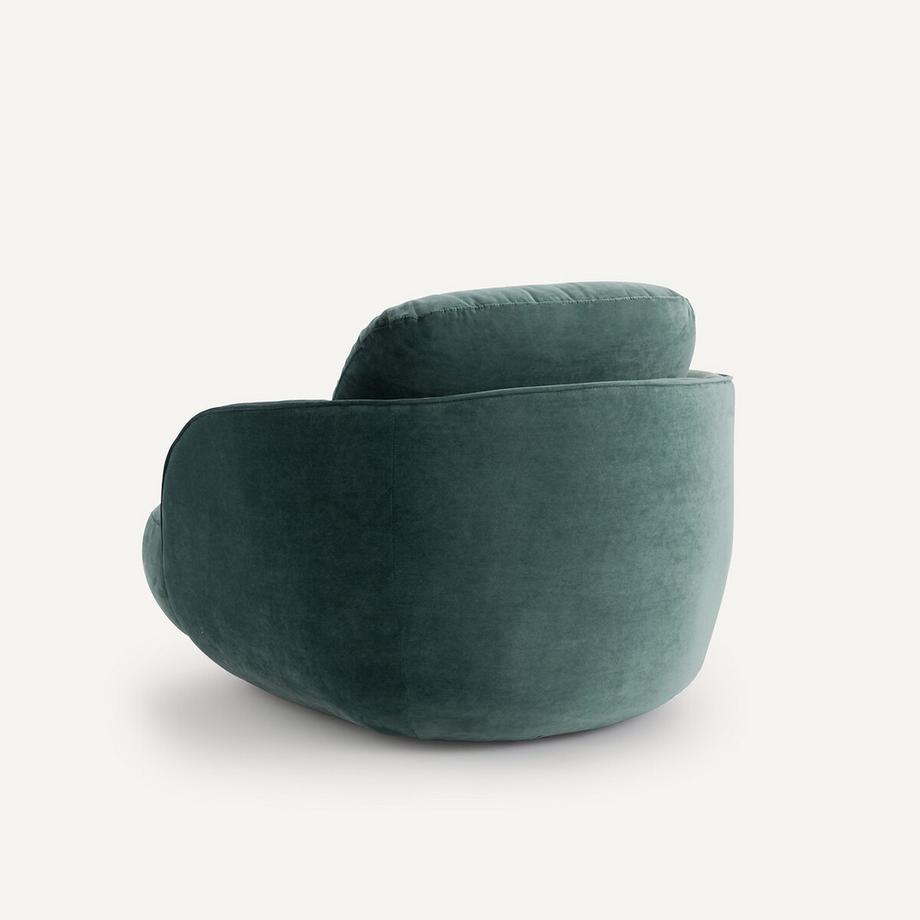 AM.PM Fauteuil boule XL velours  