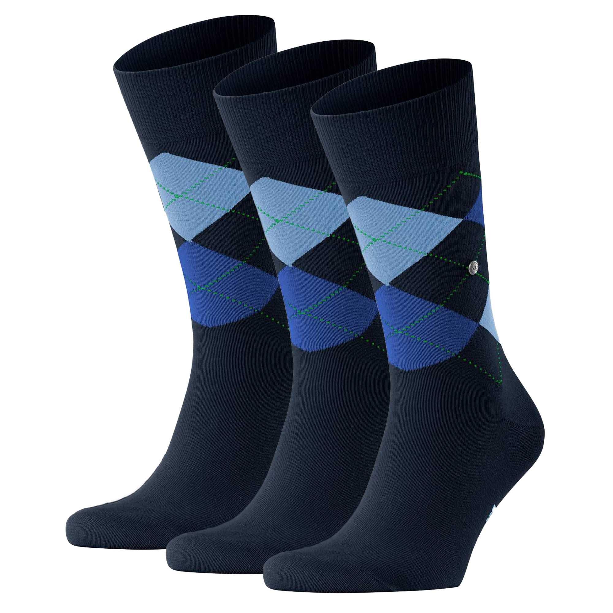 Image of Socken 3er Pack-king Unisex Blau 40-46