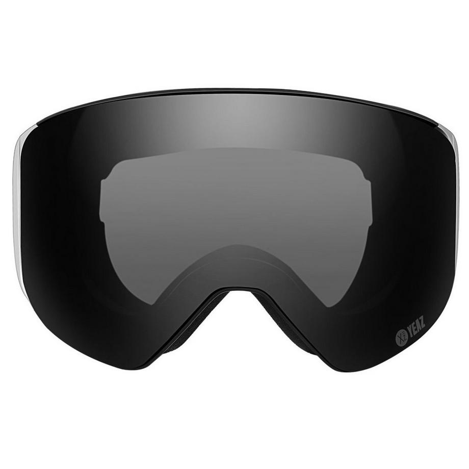 YEAZ  APEX Occhiali da sci snowboard Magnet nero/argento 