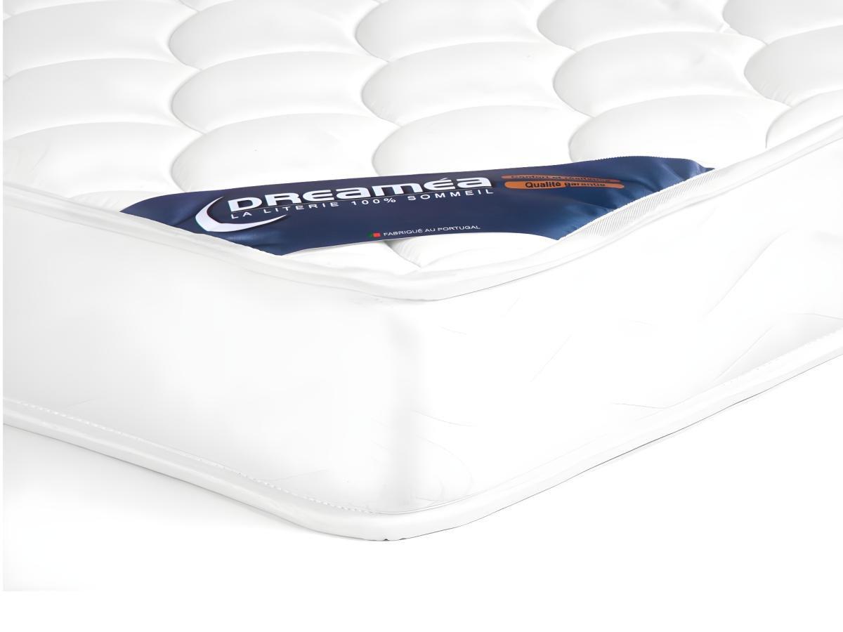 DREAMEA Ensemble cadre à  lattes + matelas mousse DANAE de DREAMEA épaisseur  