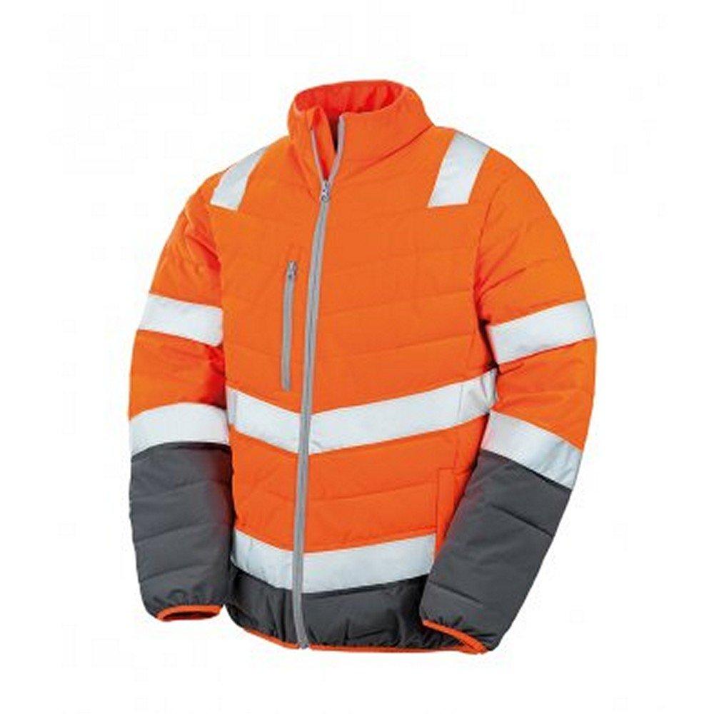 Image of Safeguard Soft Safety Jacke Herren Orange XXL