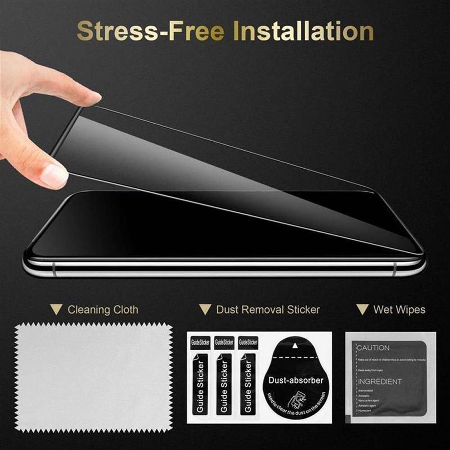Cadorabo  Vollbild Display-Schutzglas für Apple iPhone 7  7S  8  SE 2020 - Schutzfolie 