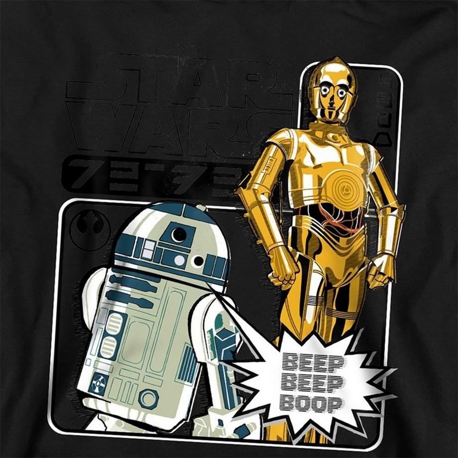 STAR WARS  Manga Droids Felpa Con Cappuccio R2d2 E C3po 