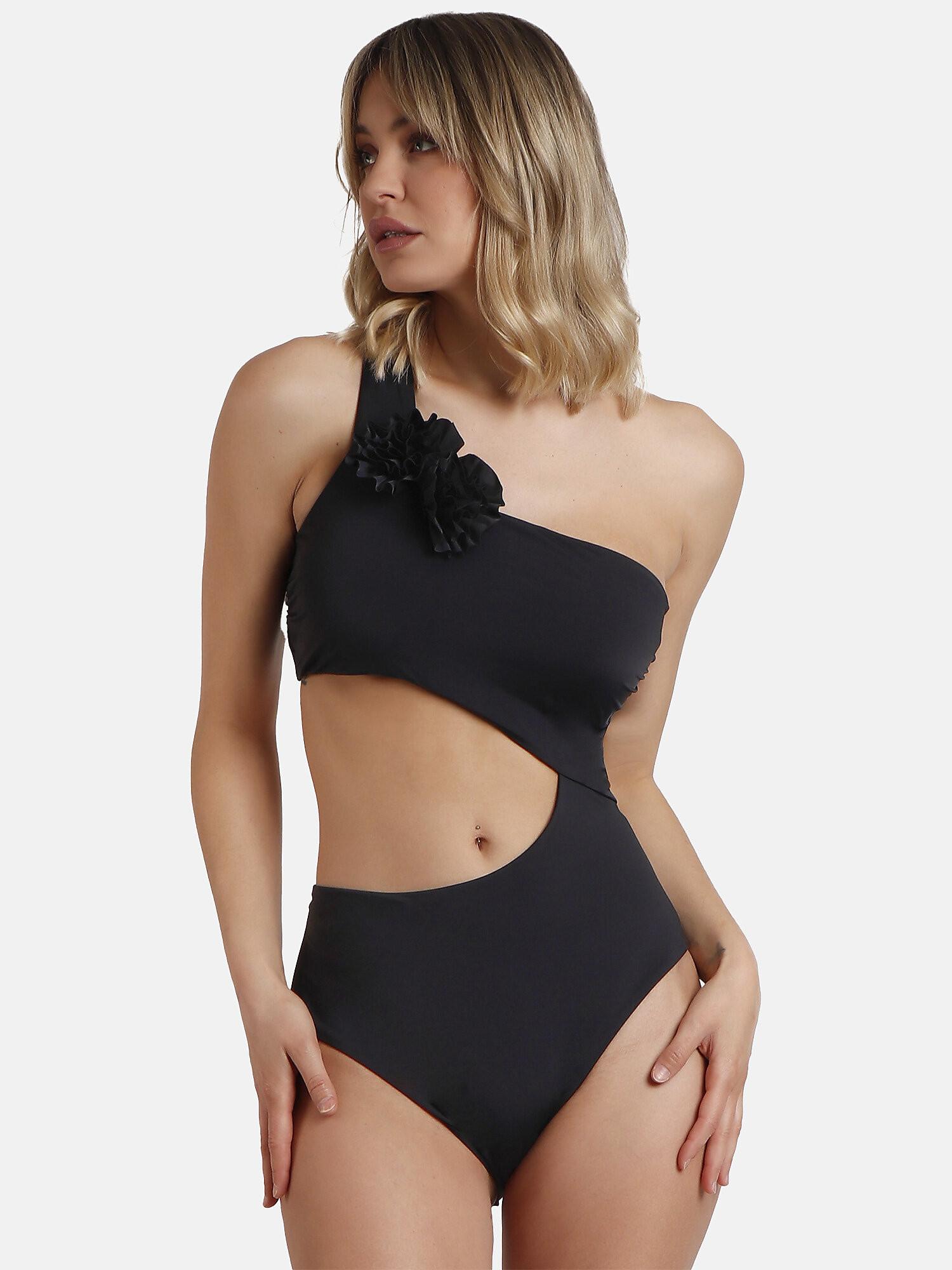 Admas  Maillot de bain 1 pièce asymétrique préformé Beach Style 