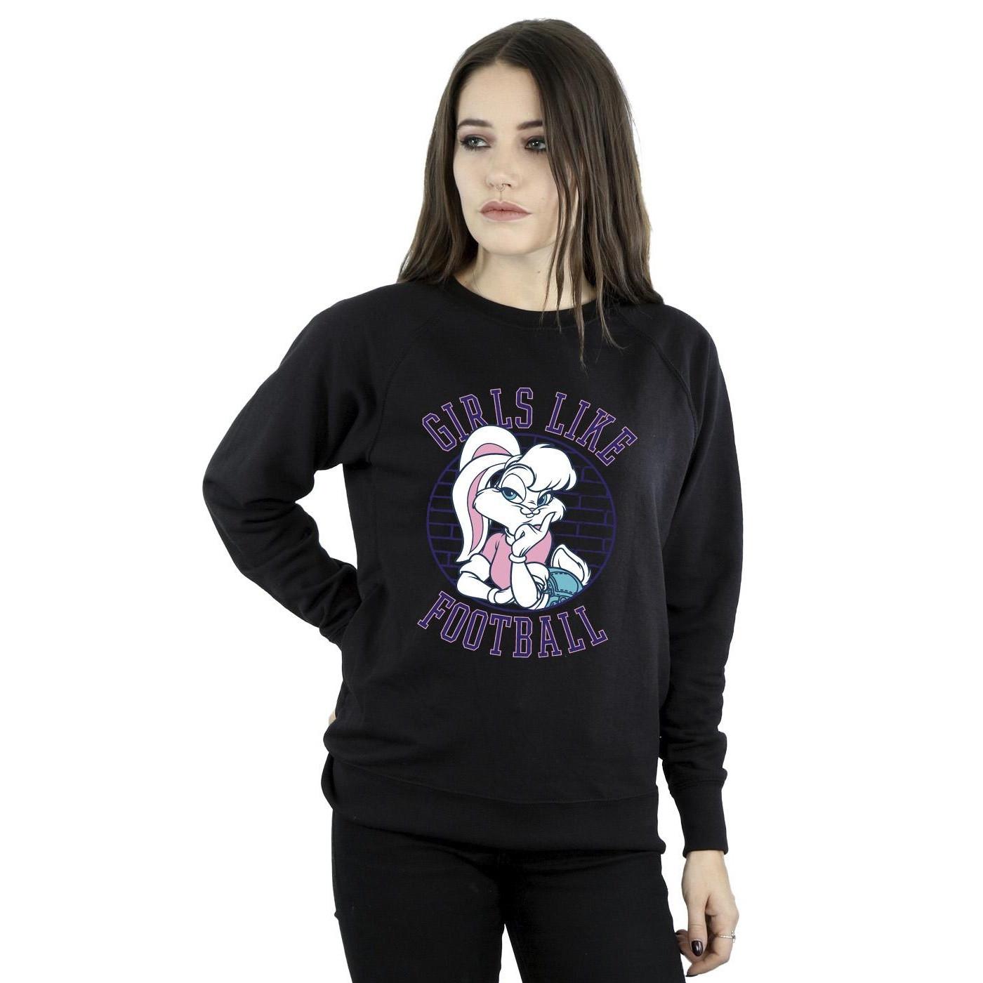 LOONEY TUNES  Girls Like Football Sweatshirt 