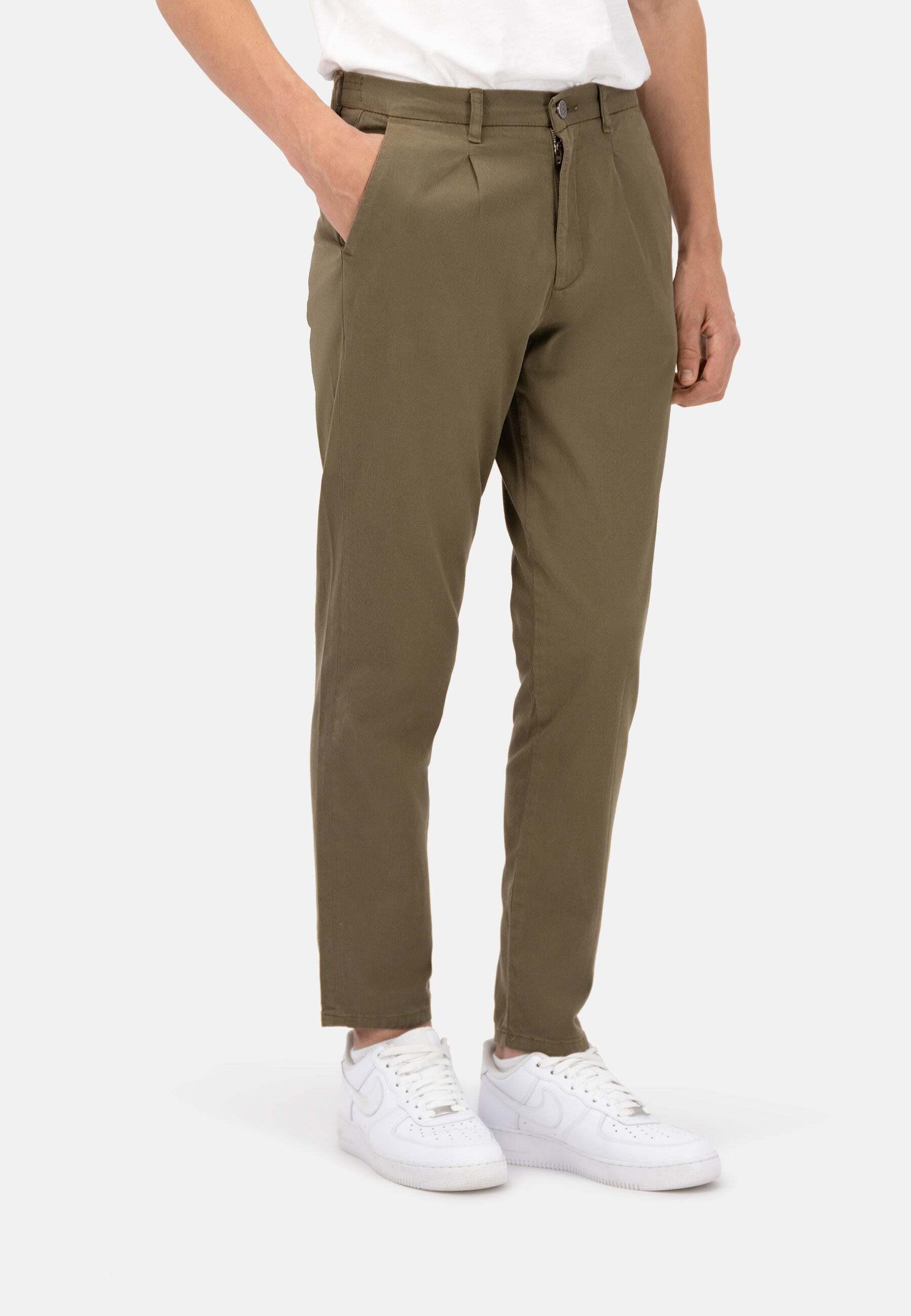 Image of Hosen Pants-cropped Chino Herren Grün W31
