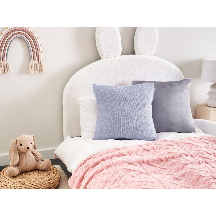 Beliani Dekokissen 2er Set aus Polyester Modern CROSSANDRA  